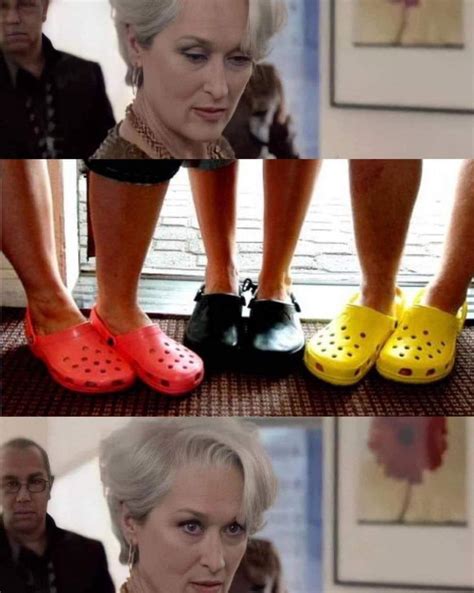 Miranda Priestly Looking At Your Shoes 